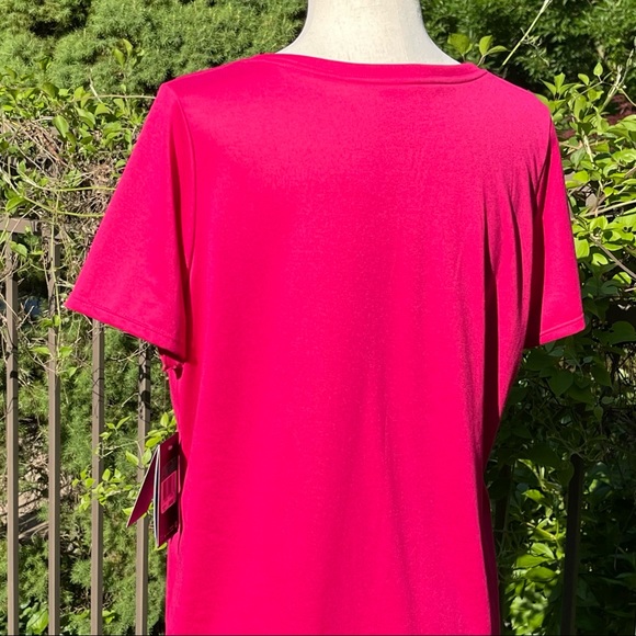 Nike Dri-FIT Legend 2.0 Athletic Cut V-Neck Training Swoosh Logo Tee - Picture 15 of 16